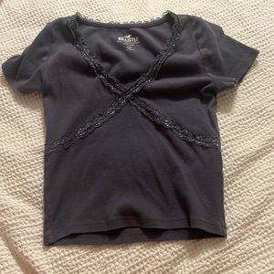 Hollister tight tshirt size small